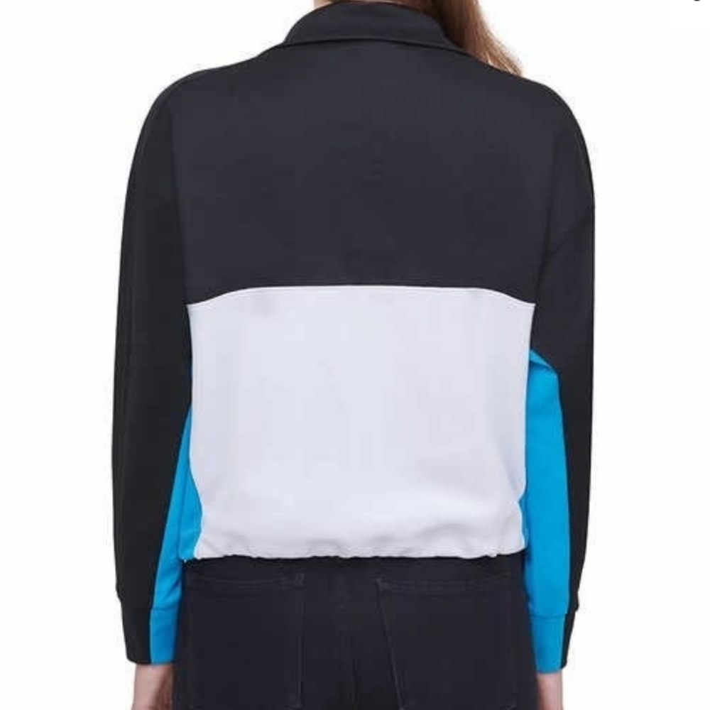 Dkny Half Zip Pullover Jacket Blue - image 2